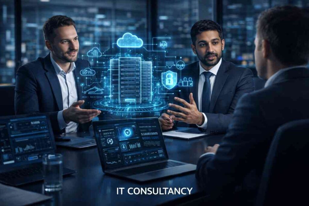 IT consultancy services delivering database optimization, system architecture, and enterprise technology solutions