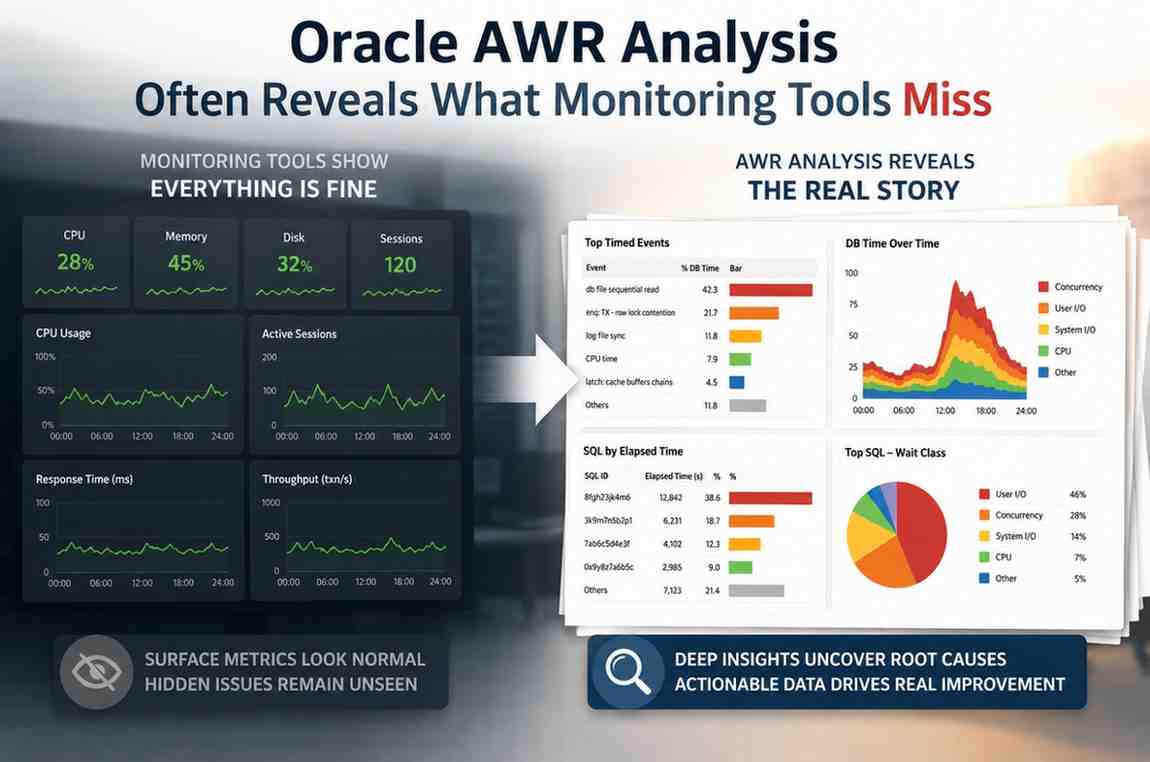 Oracle AWR Analysis for Database Performance Monitoring and Optimization