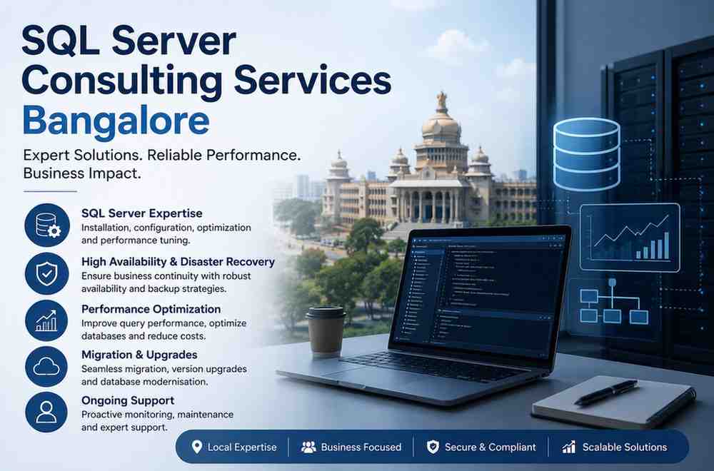 SQL Server Performance Troubleshooting Bangalore services for diagnosing slow queries, blocking issues, deadlocks, and database performance bottlenecks